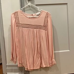 New Lucky Brand Pink Blouse